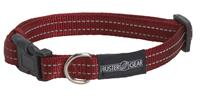 Obojok BUSTER reflexný, nastaviteľný, 1x28-40 cm, červený