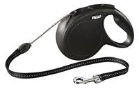 Vodítko Flexi Classic NEW lanko M(do 20 kg) 8m, čierna